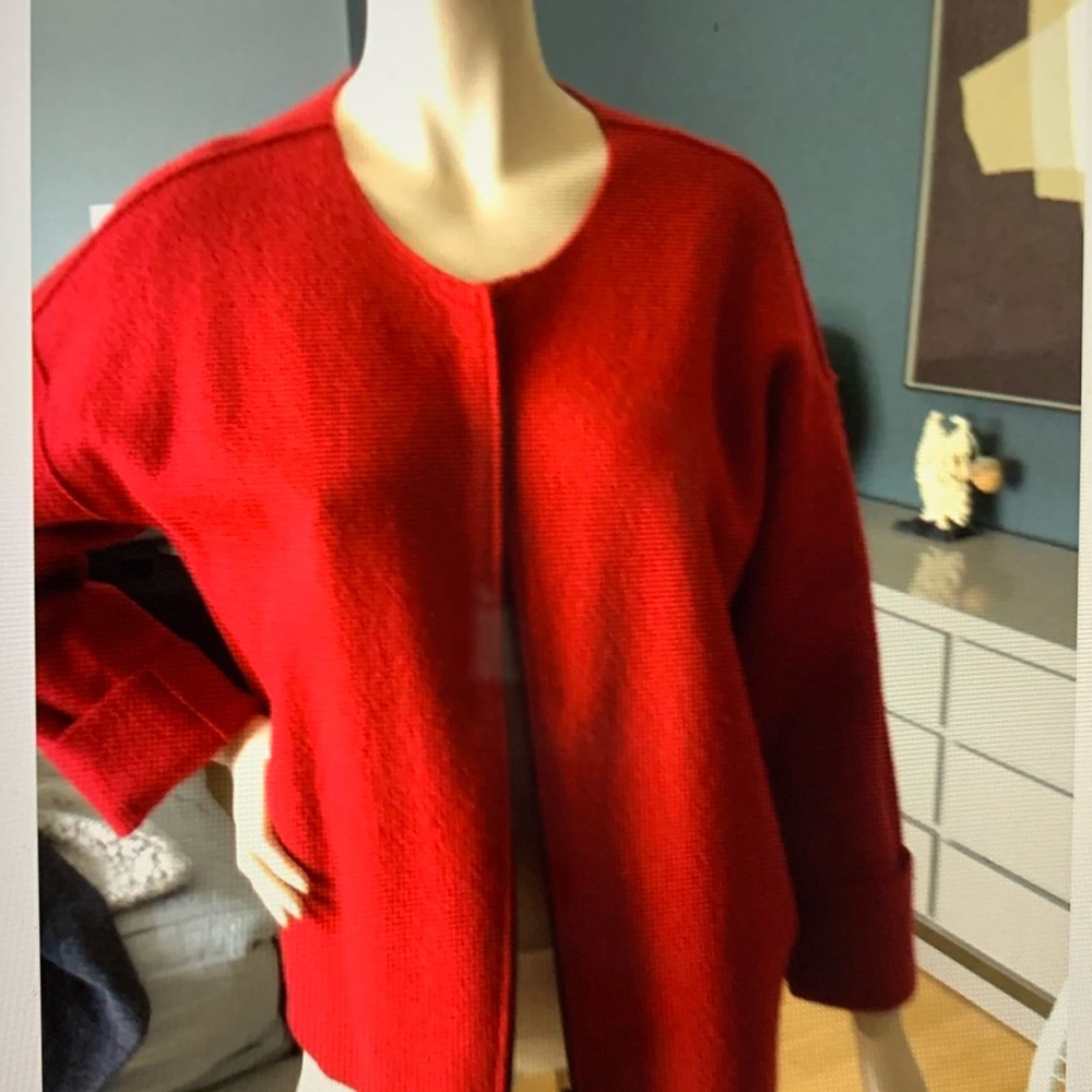 SP Eileen Fisher boiled wool w/zipper closure Women’s jacket